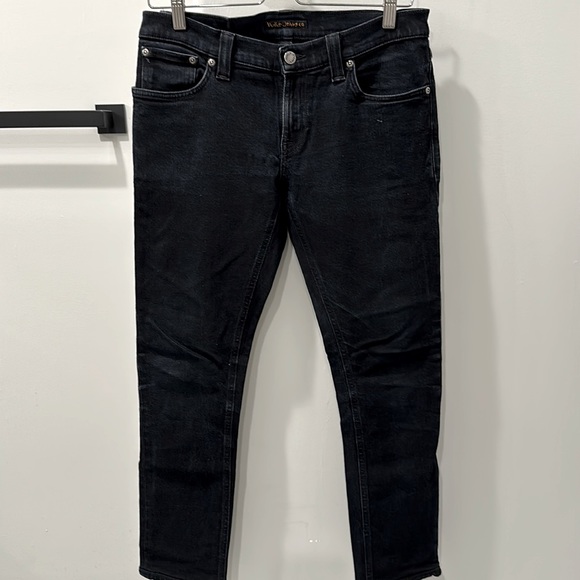 Nudie Jeans Other - Nudie Jeans “Tight Long John” organic black skinny jeans.